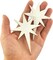 30 Pack 4 Inch Wooden Bethlehem Star Cutouts - Unfinished Wooden Star Hanging Ornaments DIY Craft Gift Tags for Home Party Decoration